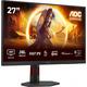 AOC Q27G4ZR monitor, 27", 2560x1440, 240Hz, HDMI, Display port, refurbished