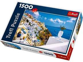 Puzzle Trefl Santorini - Grčija. 1500d