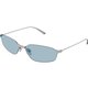 Balenciaga BB0412S 005 ONE SIZE (62) Srebrna/Modra