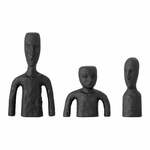 Komplet 3 kovinskih kipcev Bloomingville Rhea, višina 14,5 cm