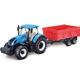 Bburago 1:50 Kmetijski traktor New Holland s stranskim tirom