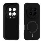 Gumiran magnetni ovitek (TPU Magnetic Pastel) za Honor Magic8 Pro, črn