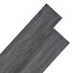 vidaXL PVC talne plošče 4,46 m² 3 mm črne