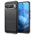 Ovitek Carbon Shield TPU za Google Pixel 9 Pro - Črna KP30962