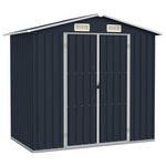 shumee Vrtna lopa antracitna 205x129x183 cm pocinkano jeklo