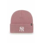 Kapa 47brand MLB New York Yankees roza barva - roza. Kapa iz kolekcije 47brand. Model izdelan iz materiala z nalepko.