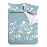 Bela/modra posteljnina za zakonsko posteljo 200x200 cm Meadowsweet – Catherine Lansfield