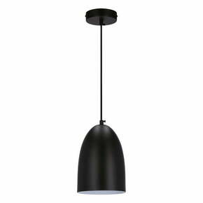 Črna viseča svetilka s kovinskim senčnikom ø 14 cm Icaro - Candellux Lighting