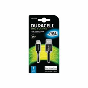 Duracell Kabel USB Lightning 2m (czarny)