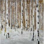 Slika 70x70 cm Birch Wood – Wallity