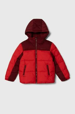 Otroška jakna Tommy Hilfiger rdeča barva - rdeča. Otroški jakna iz kolekcije Tommy Hilfiger. Podložen model
