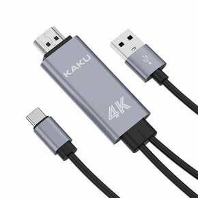 Kaku KSC-557 kabel USB - USB-C / HDMI 4K 1m
