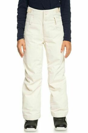 Otroške smučarske hlače Roxy DIVERSION GIRL SNPT bež barva - bež. Otroške smučarske hlače iz kolekcije Roxy. Model izdelan iz vodoodpornega materiala.