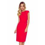 Numoco Ženska obleka 301-2 Tamara, rdeča, XL