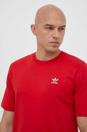 Bombažna kratka majica adidas Originals rdeča barva - rdeča. Lahkotna majica iz kolekcije adidas Originals