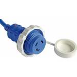Osculati Plug + Cable 10m Blue 30A