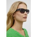 Sončna očala Guess ženska, črna barva, GU7902_5301T - črna. Sončna očala iz kolekcije Guess. Model s toniranimi stekli in okvirji iz plastike. Ima filter UV 400.