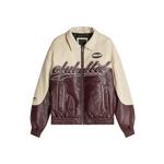Bershka Prehodna jakna kremna / burgund 31740416