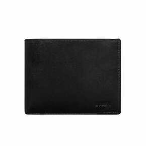 CEDAR Vodoravna črna moška denarnica CE-PF-W-15936-GAN.82_301084 Univerzalni