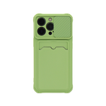 Chameleon Apple iPhone 13 Pro - Gumiran ovitek (TPUC) - svetlo zelen A-Type Card