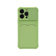 Chameleon Apple iPhone 13 Pro - Gumiran ovitek (TPUC) - svetlo zelen A-Type Card