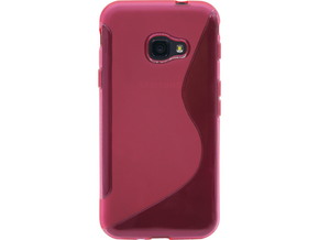 Chameleon Samsung Galaxy Xcover 4/4S - Gumiran ovitek (TPU) - roza-prosojen SLine