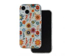 ONASI Silikonski ovitek Hippie Flower za Samsung Galaxy A05s - oranžen