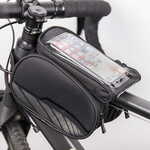 Noah Vodoodporna kolesarska torba z odstranljivo črno torbico za telefon