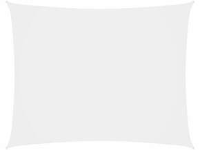 VIDAXL Senčno jadro oksford blago pravokotno 2x3 m belo