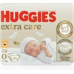 HUGGIES® Plenice za enkratno uporabo Extra Care 0 (do 4 kg) 25 kos