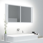 shumee Kopalniška ogledala z LED belo 90x12x45 cm