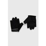 Kolesarske rokavice 4F črna barva - črna. Kolesarske rokavice iz kolekcije 4F. Model izdelan iz materiala, ki diha.