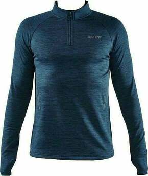 CEP W0139 Winter Run Shirt Men Dark Blue Melange M Tekaša majica