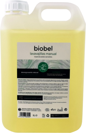 Biobel Detergent za ročno pomivanje posode - 5 l