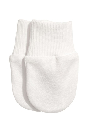 DAUBNER bele rokavice za dojenčke