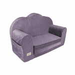 Albero Mio Otroški kavč Albero Mio Oblaček velvet vijoličen