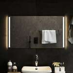 shumee LED kopalniško ogledalo 90x50 cm