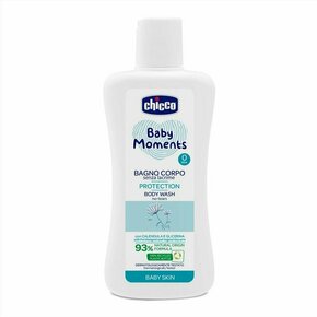 CHICCO šampon za telo Baby Moments Protection 93% naravnih sestavin 200 ml