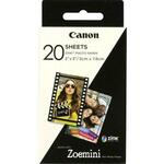Papir CANON ZINK foto, 20 listov, za fotoaparate in tiskalnike Zoemini