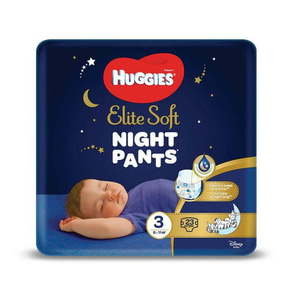 Huggies hlačke iz plenic Elite Soft Pants Over Night vel. 3