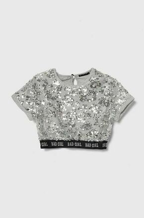 Otroška bluza Sisley siva barva - siva. Otroški bluza iz kolekcije Sisley