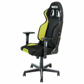 SPARCO GRIP gaming stol črno - rumene barve