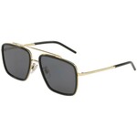 Dolce & Gabbana DG2220 02/81 Polarized ONE SIZE (57) Črna/Siva