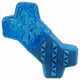 WEBHIDDENBRAND Igrača DOG FANTASY Hladilna kost modra 13,5x7,4x3,8cm
