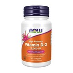 Vitamin D3 NOW, 50 µg / 2000 IE (30 kapsul)