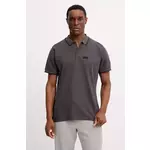 Bombažen polo Helly Hansen siva barva - siva. Polo iz kolekcije Helly Hansen, izdelan iz tanke, elastične pletenine. Model iz visokokakovostnega in trajnostnega materiala.