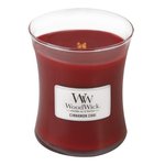 WEBHIDDENBRAND Ovalna vaza za sveče WoodWick, Cimet in vanilija, 275 g