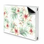 tulup.si Pokrov za radiator PVC Havajski cvetovi 100x60 cm