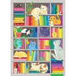 Cobble Hill Puzzle Vezena odeja: Mavrične mačke 1000 kosov
