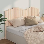 Greatstore Vzglavje postelje, 186x4x110 cm, masivni borov les